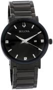 Bulova Herreklokke 98D158 Futuro Sort/Stål Ø42 mm