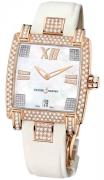 Ulysse Nardin Dameklokke 136-91AC-301 Ladies Caprice Hvit/Tekstil