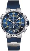 Ulysse Nardin Herreklokke 1553-155-3-43 Marine Collection Blå/Titan