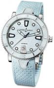 Ulysse Nardin Dameklokke 8103-101-3-03 Ladies Diver Blå/Gummi Ø40 mm