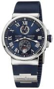 Ulysse Nardin Herreklokke 1183-126-3-43 Marine Collection Blå/Gummi