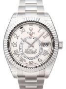 Rolex Herreklokke 326939-0001 Sky-Dweller Hvit/18 karat hvitt gull