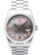 Rolex Herreklokke 118206-0043 Day-Date 36 Sort/Platina Ø36 mm