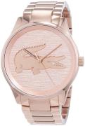 Lacoste Dameklokke 2001015 Rosegullfarget/Rose-gulltonet stål Ø38 mm