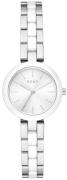 DKNY Dameklokke NY2910 City Link Sølvfarget/Stål Ø26 mm