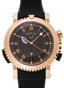 Breguet Herreklokke 5847BR-Z2-5ZV Marine Sort/Gummi Ø45 mm