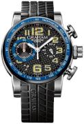 Graham Silverstone Herreklokke 2SAAC.B04A Sort/Gummi Ø44 mm