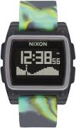 Nixon The Base Tide Herreklokke A1104-3177-00 LCD/Gummi