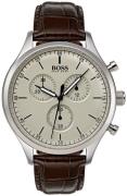 Hugo Boss 99999 Herreklokke 1513544 Beige/Lær Ø44 mm