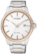 Citizen Sport Herreklokke BM7294-51A Hvit/Rose-gulltonet stål Ø40 mm