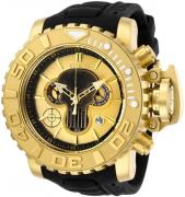 Invicta Marvel Herreklokke 26788 Gulltonet/Gummi Ø58 mm