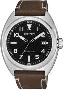 Citizen 99999 Herreklokke NJ0100-11E Sort/Lær Ø42 mm