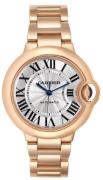 Cartier Ballon Blue Dameklokke W6920096 Sølvfarget/18 karat rosé