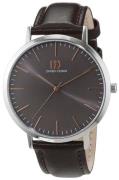 Danish Design Classic Herreklokke 3314516 Brun/Lær Ø42 mm