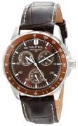 Nautica Windseeker Herreklokke N09550G Brun/Lær Ø38 mm