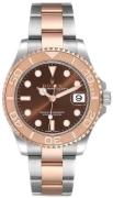 Rolex Yacht-Master 37 Herreklokke 268621-0003 Brun/18 karat rosé