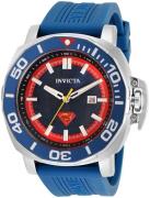 Invicta Dc Comics Herreklokke 35078 Blå/Gummi Ø48 mm