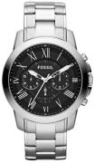 Fossil Grant Herreklokke FS4736IE Sort/Stål Ø44 mm