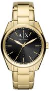 Armani Exchange Herreklokke AX2857 Giacomo Sort/Gulltonet stål Ø43