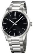 Festina Herreklokke F16807-2 Dress Sort/Stål Ø44 mm