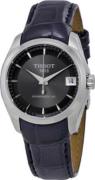 Tissot Dameklokke T035.207.16.061.00 Couturier Grå/Lær Ø32 mm