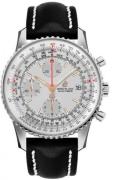 Breitling Herreklokke A13324121G1X2 Navitimer 01 Sølvfarget/Lær