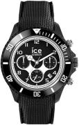 Ice Watch Herreklokke 014216 Sort/Gummi Ø44 mm