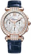 Chopard Dameklokke 384211-5003 Imperiale Sølvfarget/Lær Ø40 mm