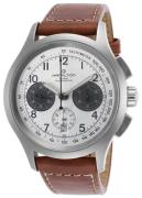 Hamilton Herreklokke H76516553 Khaki Aviation Sølvfarget/Lær Ø44 mm