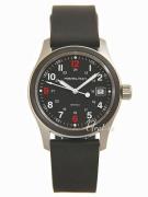 Hamilton Herreklokke H68421333 Sort/Gummi Ø38 mm