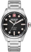 Swiss Military Herreklokke 06-5345.7.04.007 Hanowa Sort/Stål Ø42 mm