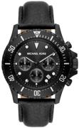 Michael Kors Herreklokke MK9053 Everest Sort/Lær Ø45 mm