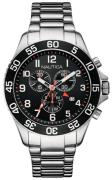 Nautica Herreklokke NAI17509G Multifunction Sort/Stål Ø46 mm