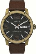 Timex Herreklokke TW2T72700 Sort/Lær Ø44 mm