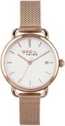 Breil Dameklokke EW0503 Tribe Hvit/Rose-gulltonet stål Ø32 mm