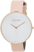 Calvin Klein Herreklokke K8Y236Z6 Full Moon Sølvfarget/Lær Ø42 mm