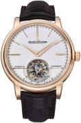 Jaeger LeCoultre Herreklokke 5082420 Master Grande Sølvfarget/Lær