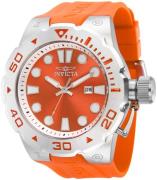 Invicta Herreklokke 36997 Pro Diver Orange/Gummi Ø51 mm