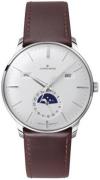 Junghans Herreklokke 27/4200.02 Meister Sølvfarget/Lær Ø40.4 mm