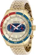 Invicta Herreklokke 40529 Speedway Gulltonet/Gulltonet stål Ø43 mm