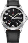 Swiss Military Herreklokke SMP36040.15 Chrono Sort/Lær Ø42 mm