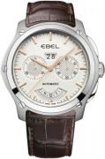 Ebel Herreklokke 1215931 Classic Hexagon Sølvfarget/Lær Ø48.3 mm