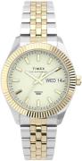 Timex Dameklokke TW2U78600 The Waterbury Champagnefarget/Gulltonet