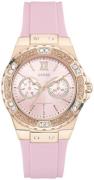 Guess Dameklokke W1053L3 Limelight Rosa/Gummi Ø38 mm