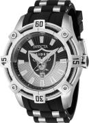 Invicta Herreklokke 42066 NFL Sort/Stål Ø40 mm