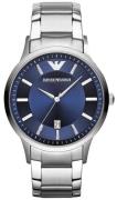 Emporio Armani Herreklokke AR11180 Renato Blå/Stål Ø43 mm