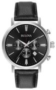 Bulova Herreklokke 96B262 Sort/Lær Ø41 mm