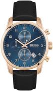 Hugo Boss Herreklokke 1513783 Skymaster Blå/Lær Ø44 mm