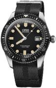 Oris Herreklokke 01 733 7720 4054-07 5 21 26FC Diving Sort/Tekstil