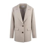 Beige Ull Blazer - Laurie